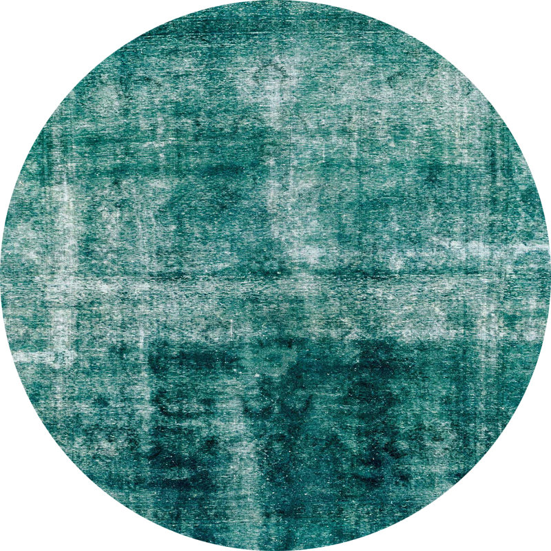 Tapis abstrait moderne 2097, Rond 8 pi