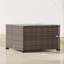 Outsunny Outdoor Coffee Table, Square PE Rattan 60 x 62 x 38cm-1995709391