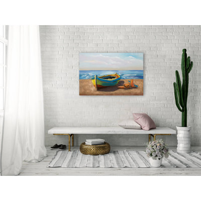 Handmade Coastal Transportation Wall Decor on Metal