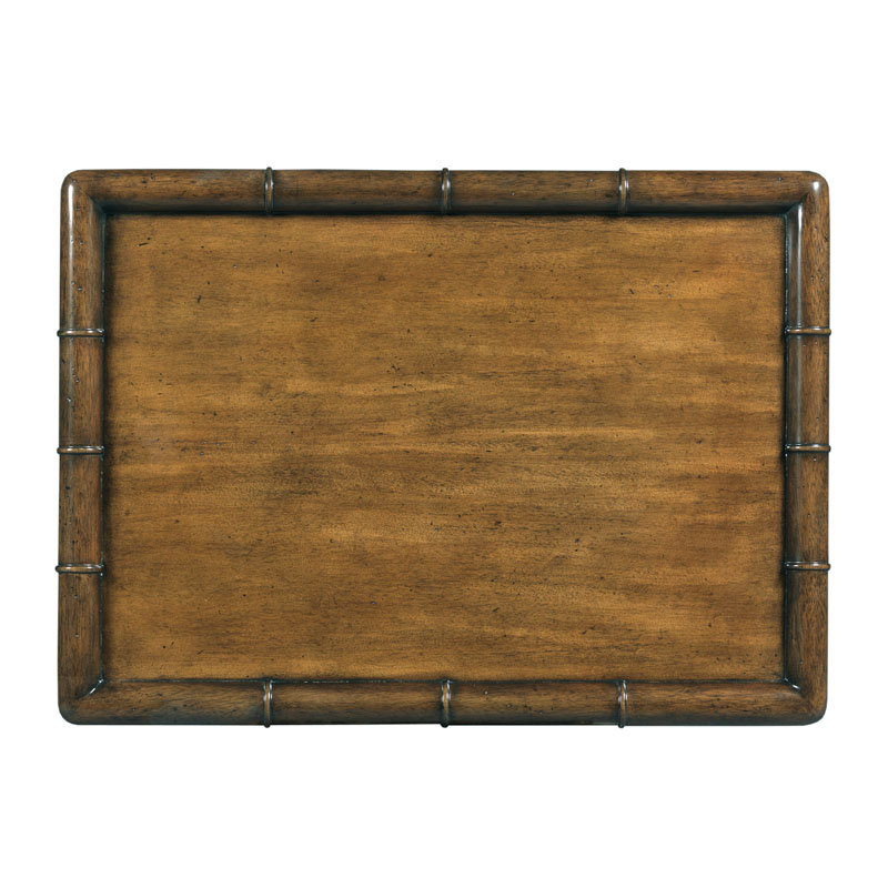 Hazelnut Rectangular Wood Grain Nesting Tables Set