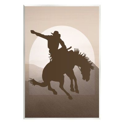 Silhouette de cowboy moderne par Karen Smith