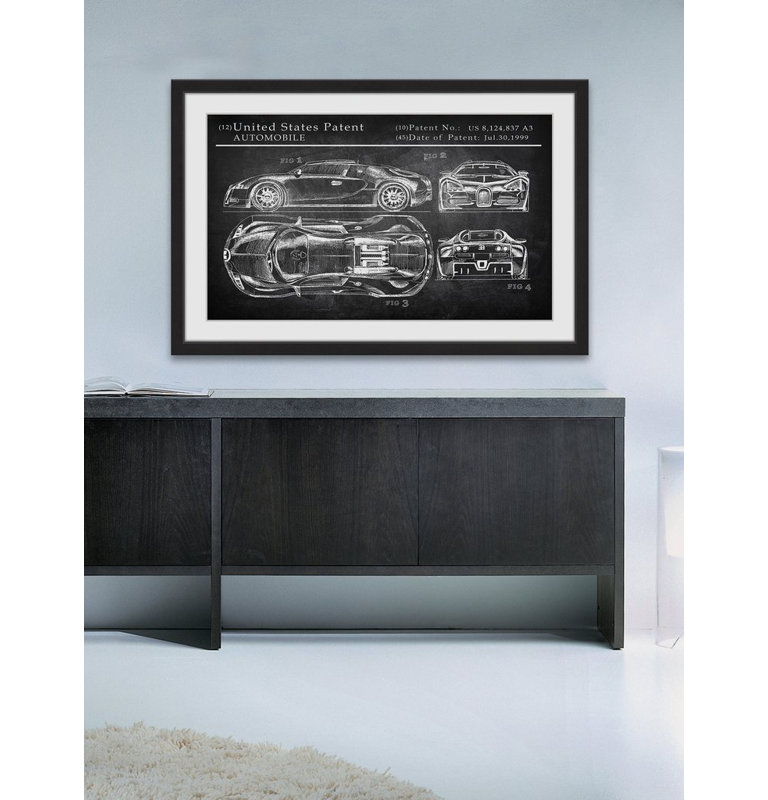 Single Picture Frame Painting, 41cm H x 61cm W x 3.81cm D