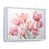 White Floater Framed