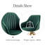 Velvet Swivel Accent Chair-1883373726
