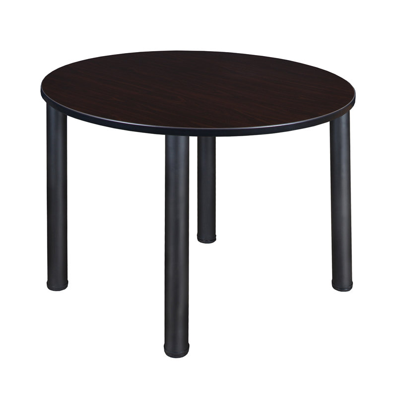 Plateau de table Kee, gris, H 29 po x L 48 po x l 48 po, Chrome