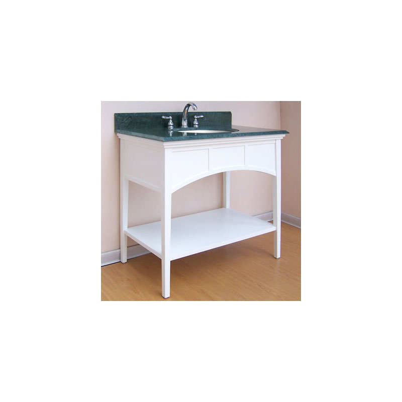 Base de meuble-lavabo console Buckingham 300 seulement, Blanc, 36 po