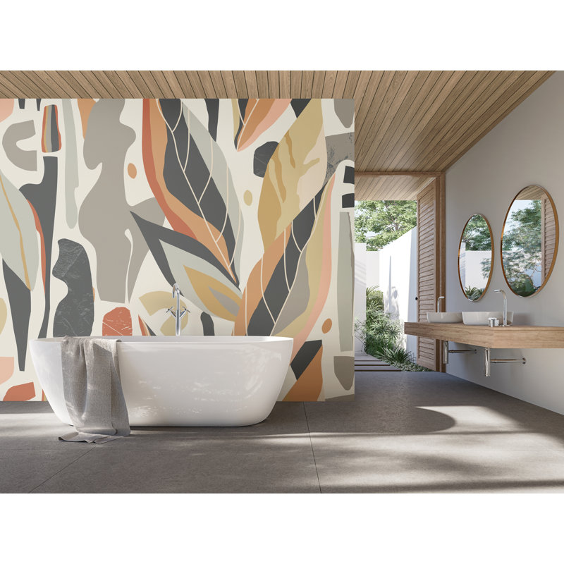 Auberta Mural,  350cm L x 280cm W , Grey