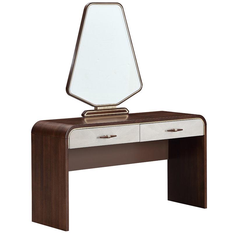 Coiffeuse avec miroir Houston - Noyer