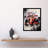 Cisne Grand Prix Track Circuit Cars Racing Paint Splat - Single Picture Frame Print
