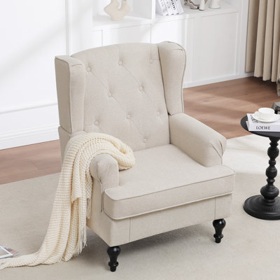 Fauteuil à oreilles Upholsterd