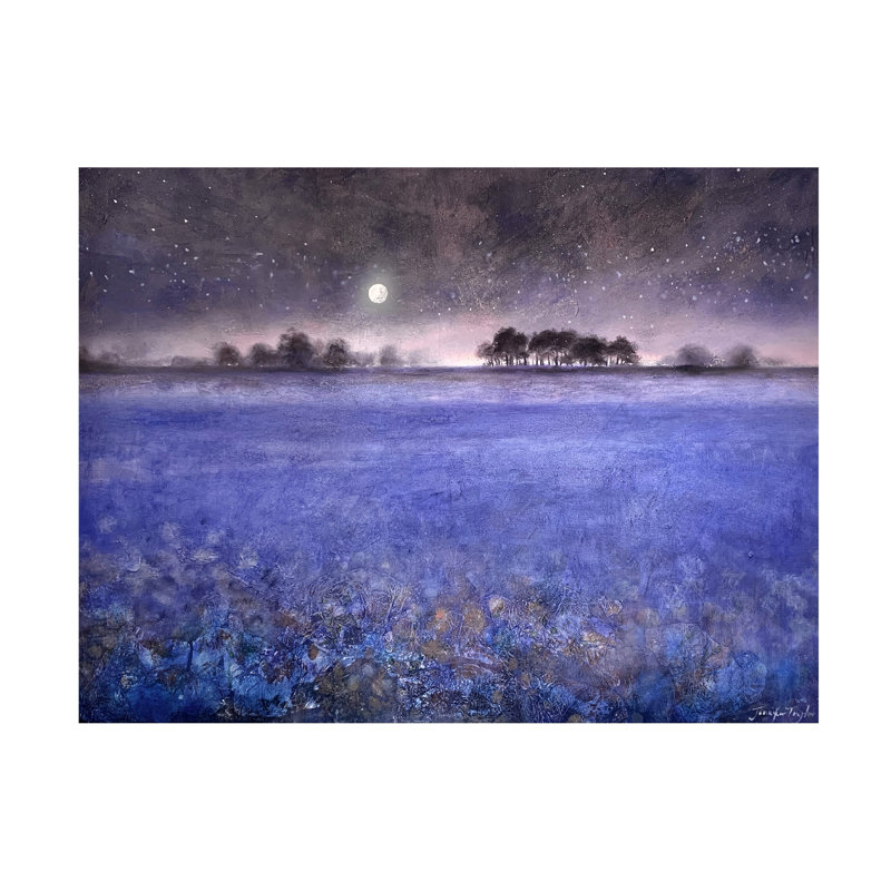 Art de Jennifer Taylor sur toile Northumberland Sapphire, H 14 po x l 19 po