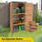 WFX Utility™ Waterproof Outdoor Storage Shed Cabinet with Adjustable Shelves for Garden Tools