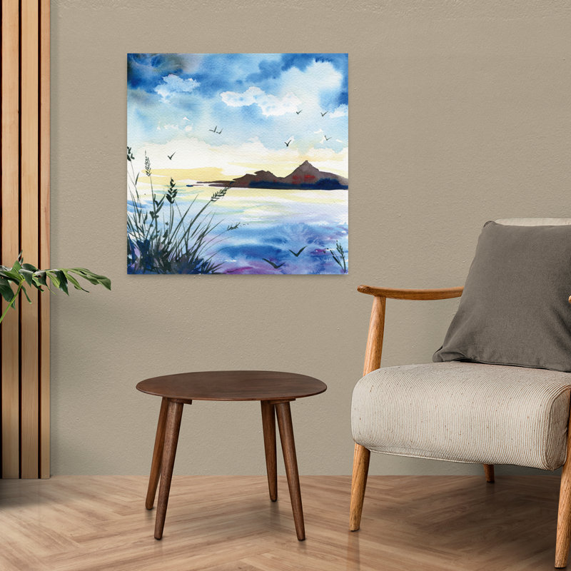 Crépuscule, art contemporain, 24" H x 24" W