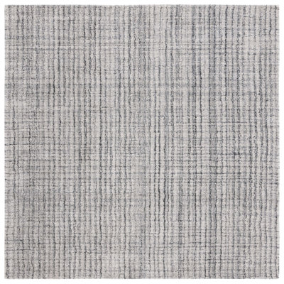 Abstract Hand Tufted Performance Striped Rug