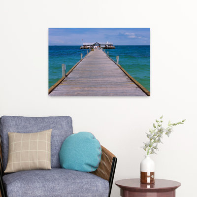 Pier In The Sea Anna Maria City Pier Anna Maria Anna Maria Island Manatee Florida Usa Tranquil Abstract Contemporary Architecture City Art
