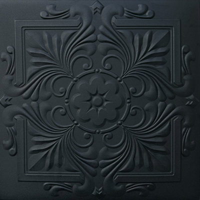 Carreau de plafond en polystyrène 1,6 pi x 1,6 pi Victorian
