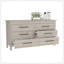 Hms 6 Drawer Double Dresser, Four Legs, Superior Top, Six Drawers-85684153