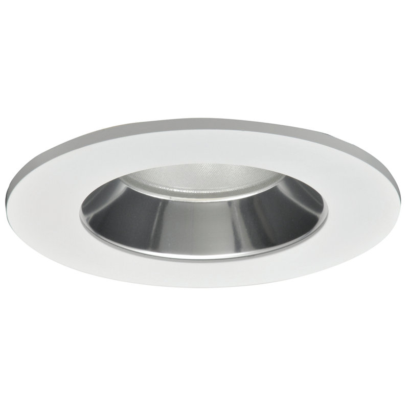 4'' White Reflector Recessed Trim