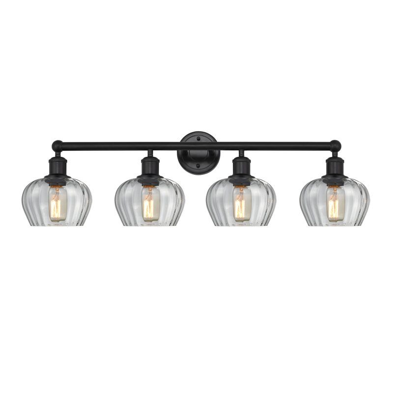 Noille 4 - Light Dimmable Vanity Light, Matte Black, Clear