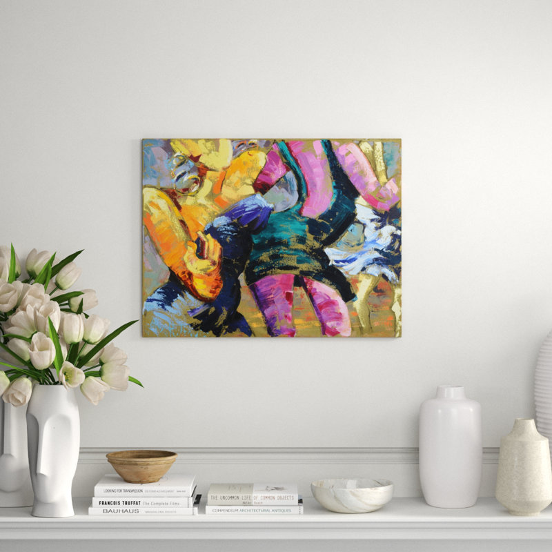 Little Black Dresses Framed Painting Canvas
