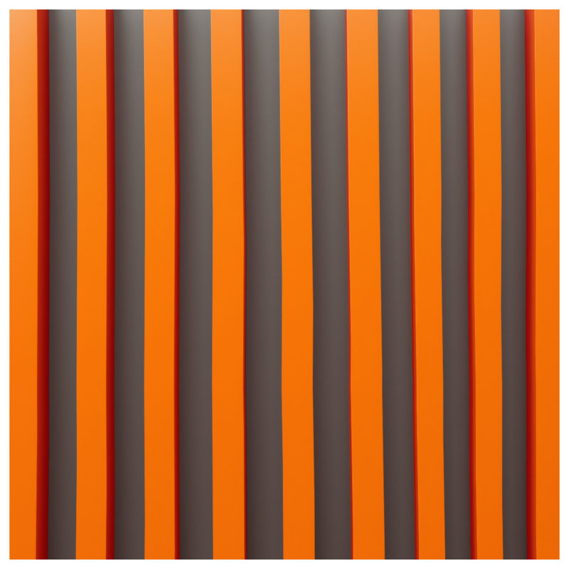 Orange Vertical Stripes Bedding Stripes Bedspread Pattern, King