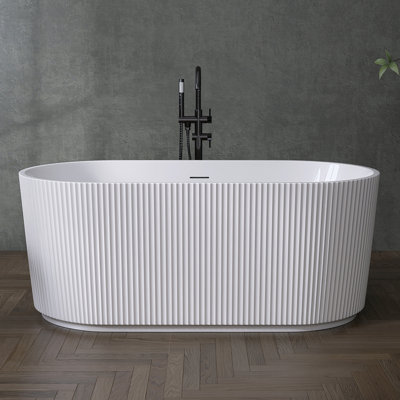 59'' x 29.5'' Soaking Acrylic Bathtub