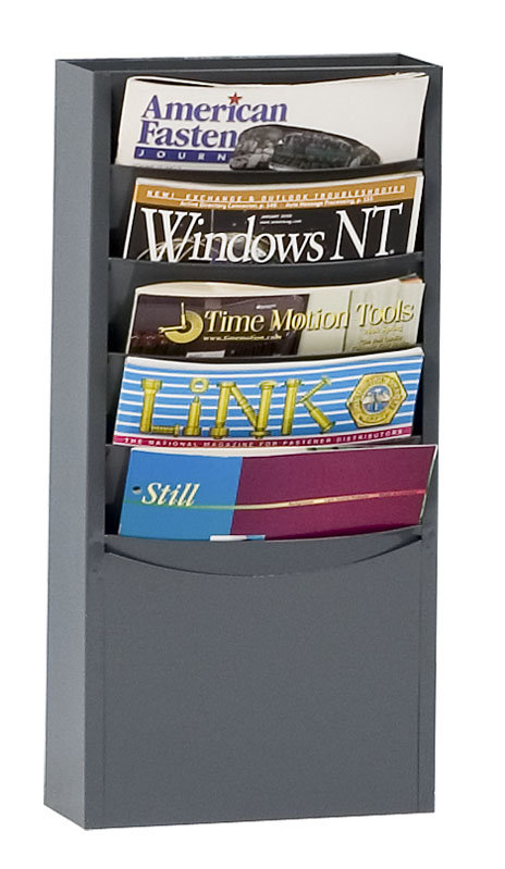 Tobler Symple Stuff 20.25'' H Magazine Rack, Gray