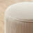 Terri Wide Velvet Round Pouf Ottoman-1036623952