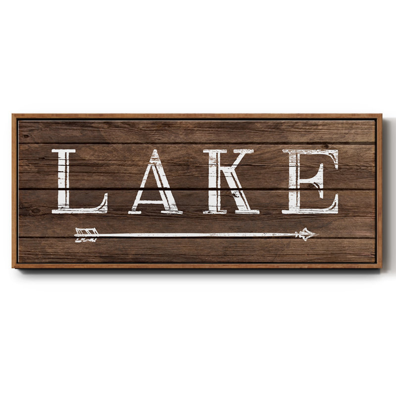To the Lake - Toile encadrée, H 8 po x l 20 po