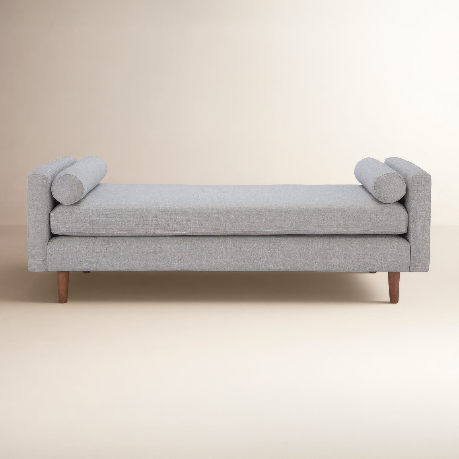 Laguna Upholstered Daybed - Twin, Flax Performance Basketweave