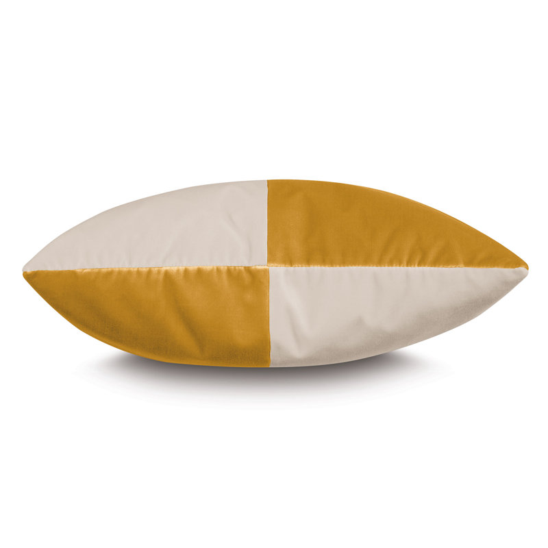Studio 773 Lifestyle Down Reversible Throw Pillow, Mustard/Ivory