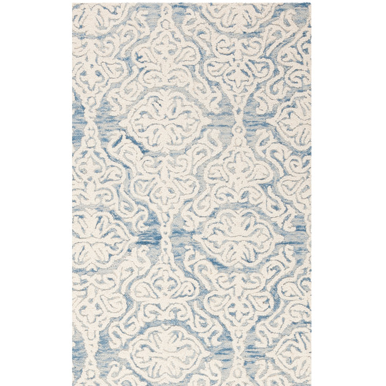 Davyan Hand Tufted Wool Ikat Rug