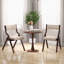 Chaise d'appoint en café / beige Emerleigh-2049498571