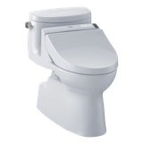 Carolina® II 1.28 GPF Elongated One-Piece Toilet with C200 Electronic Bidet Seat