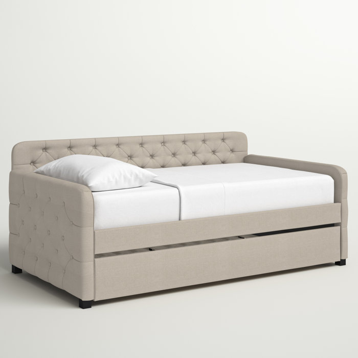 Andover Mills™ Astra Upholstered Daybed With Trundle & Reviews 