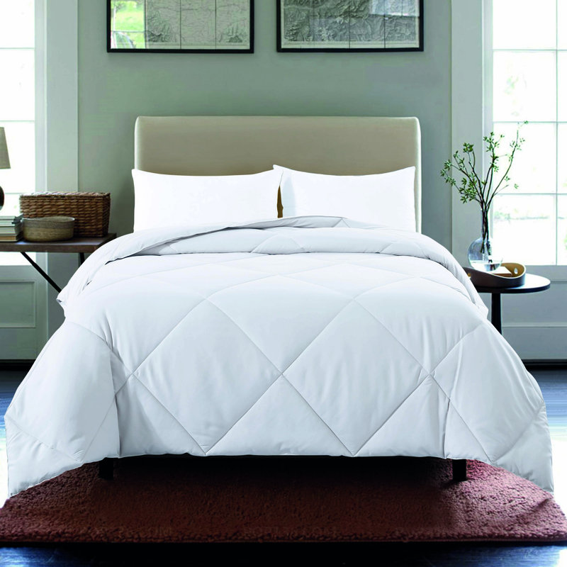 All Season Down Blend Down Comforter, King, White