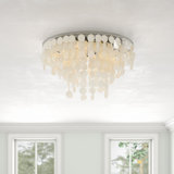Icarus Shell Flush Mount