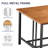 Canyon Metal Patio Coffee Table With Polywood Top, Small Outdoor Side Table For Deck & Balcony-116489276