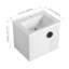 Meuble-lavabo mural 24 po avec lavabo, porte à fermeture en douceur et conception imperméable durable pour les petits espaces-126233308-126233306