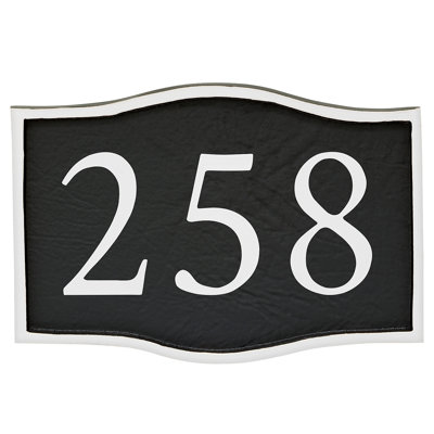Serif 1-Line Wall Address Plaque