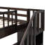 Lit superposé avec escalier, rangement pour la literie et les nécessités, deux lits doubles, accès sécuritaire avec escalier, garde-corps, chambre à tiroir avec tiroirs de L 94,2 po x l 56,64 po et H 63,1 po, esthétique fonctionnelle, lits superposés, pin massif-238693051