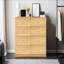 Commode 4 tiroirs, commode sans poignée, 100% imperméable, armoire en bois moderne avec cadre robuste pour diverses pièces-57209217