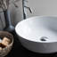 Tikamoon Luna 42mm L x 42mm W Natural Ceramic Round Sink
