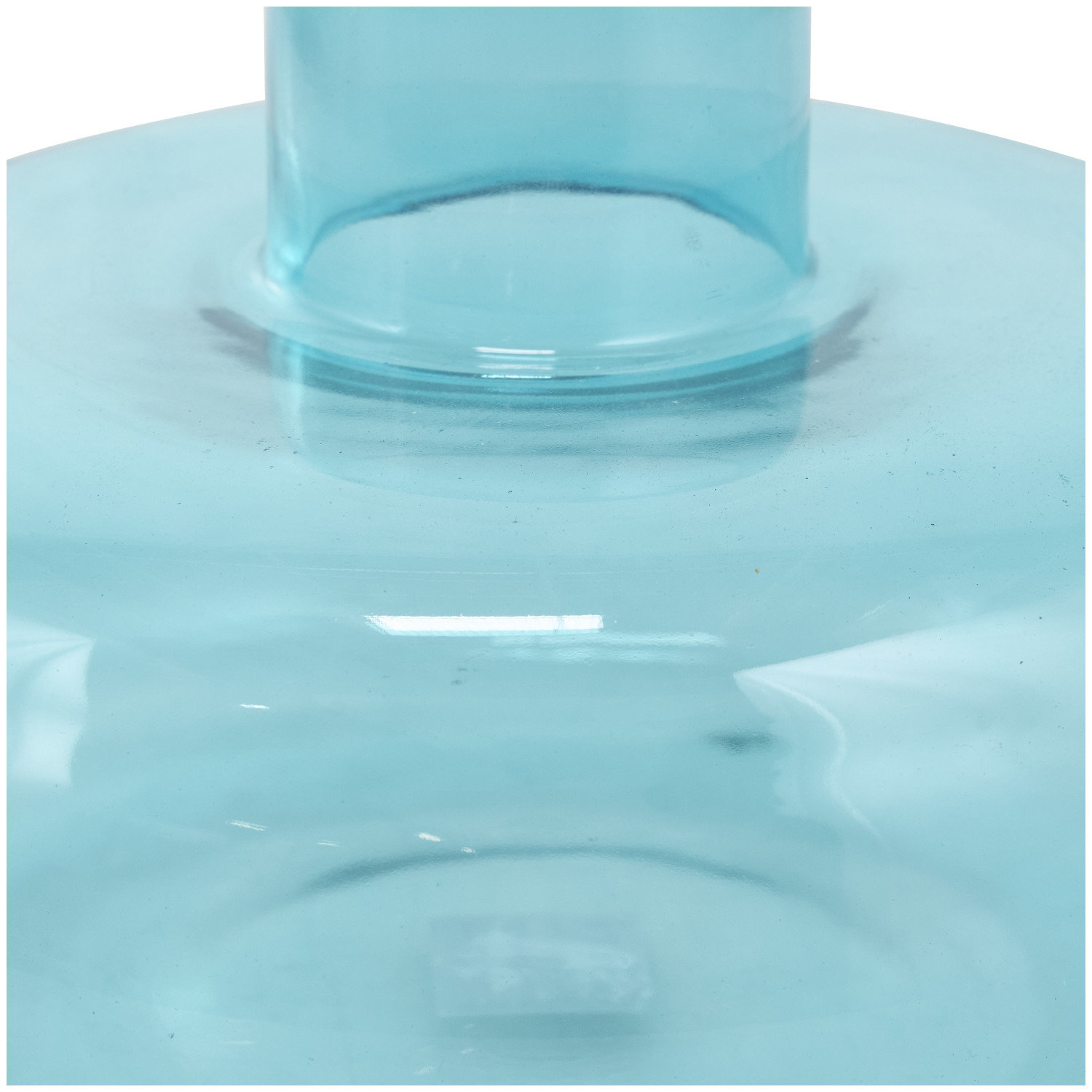 Glass Table Vase, Blue