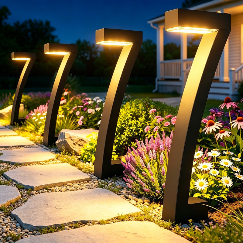 Solar Powered Integrated LED Pathway Light Pack