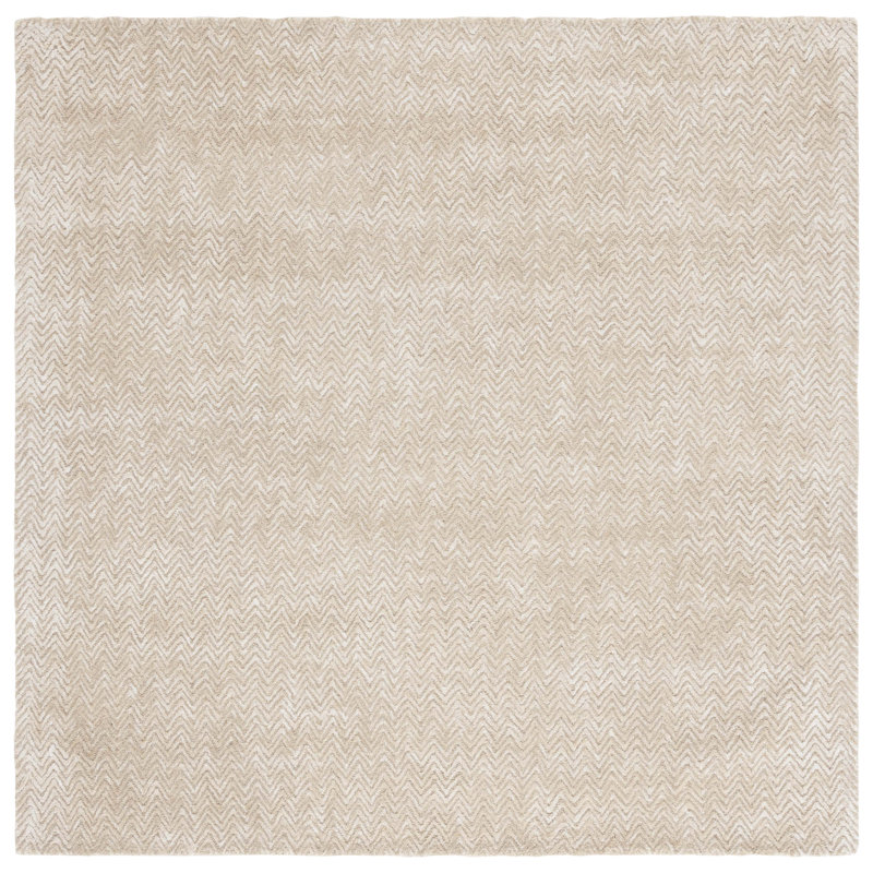 Stellina cotton and viscose rug, Carré 6 pi