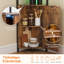 Annettee 172 cm H x 32 cm W Corner Bookcase