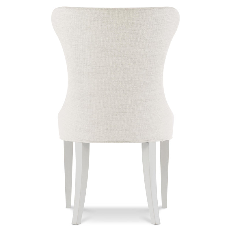 Silhouette Butterfly Leaf Solid Wood Dining Set, White