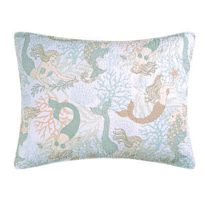 Mystic Echoes Mermaid Cotton Standard Sham