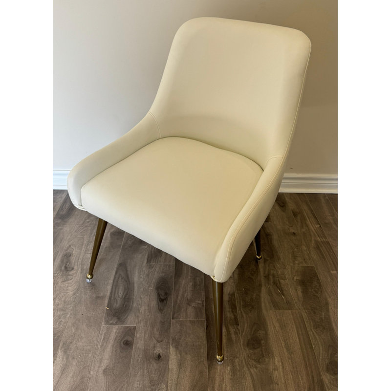Chaise de salle à manger Sowers, Blanc